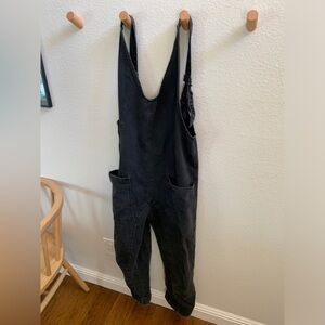 We The Free High Roller Jumpsuit in Black, size S